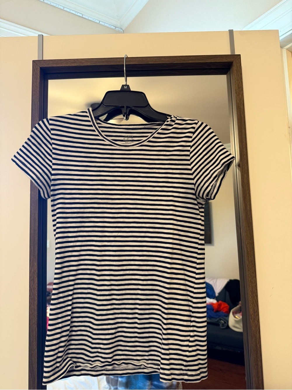 Black & White Striped Women's Tee